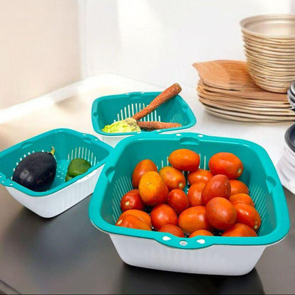 Berry Sieve Kitchen Set 6-Pcs (Colander & Strainer)!