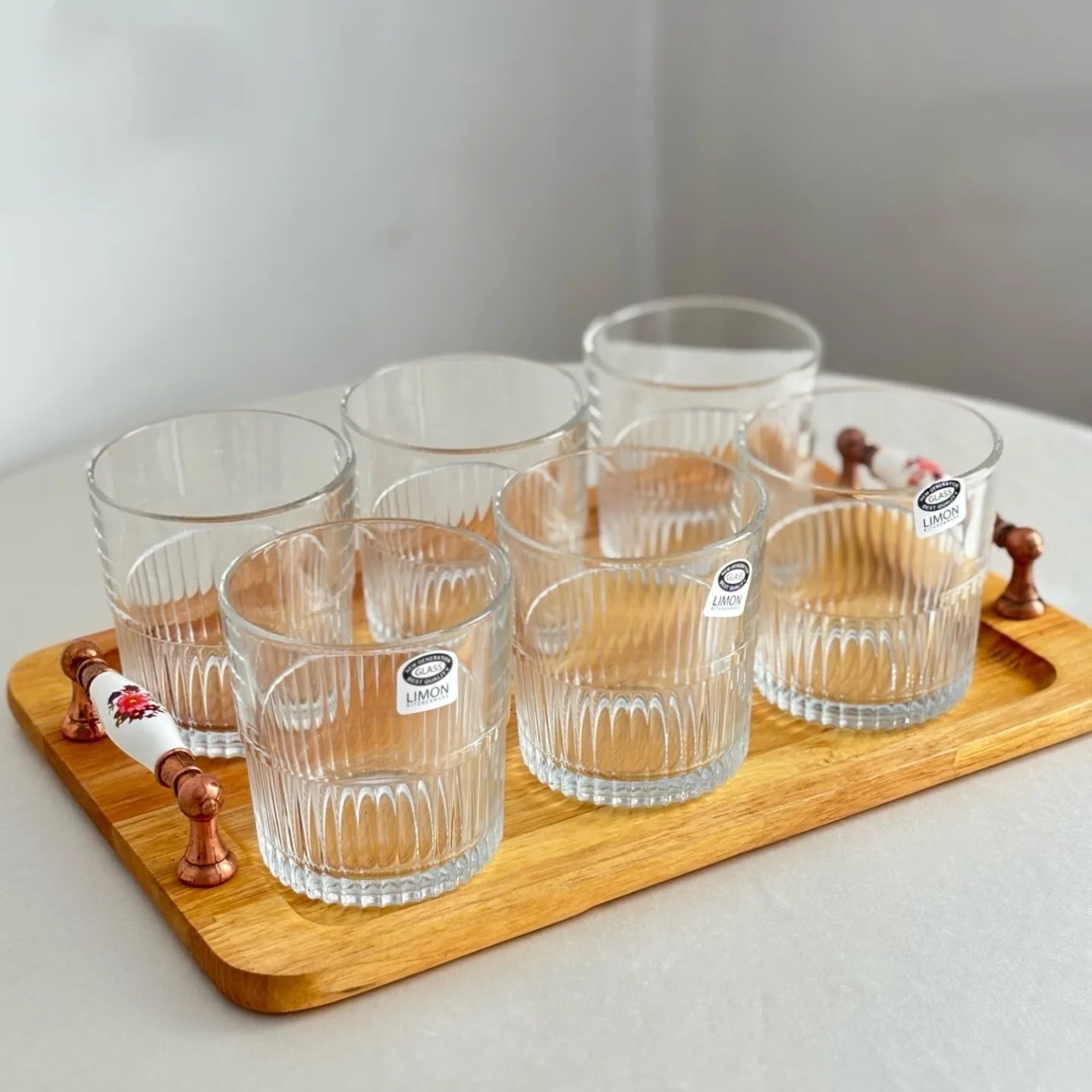 Limon Water Glass Set 6Pcs (6-Glass Tumbler)