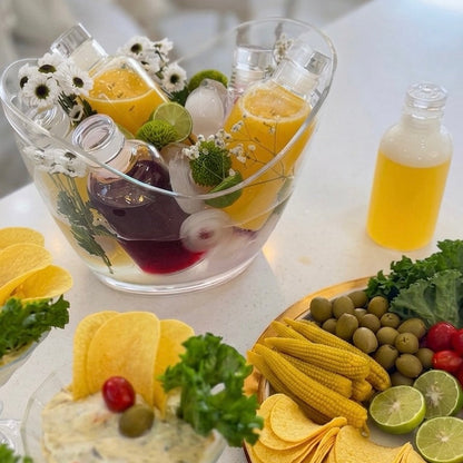 Limon Acrylic Serving Bowl 2-Liter (Transparent)