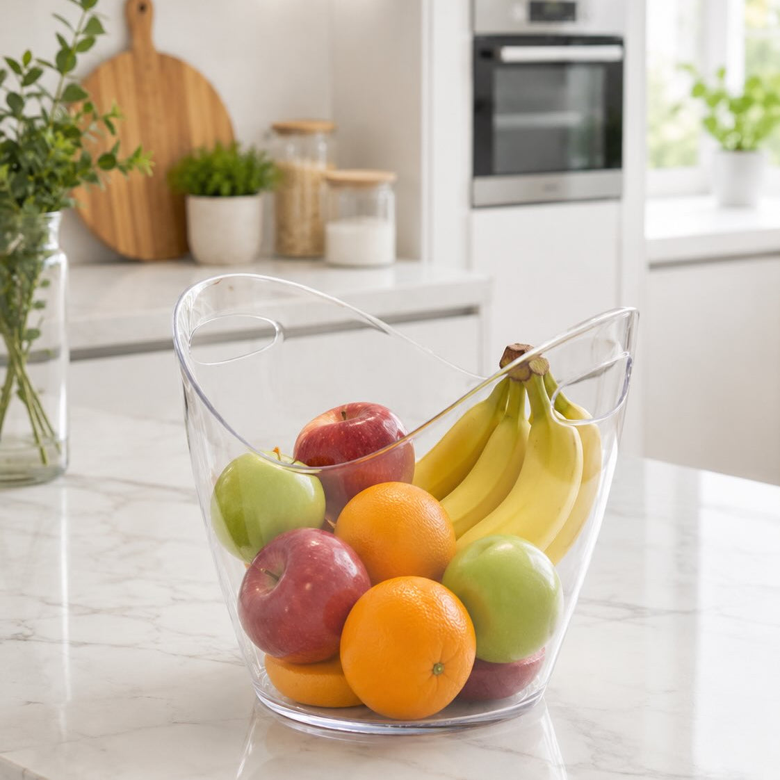 Limon Acrylic Serving Bowl 2-Liter (Transparent)