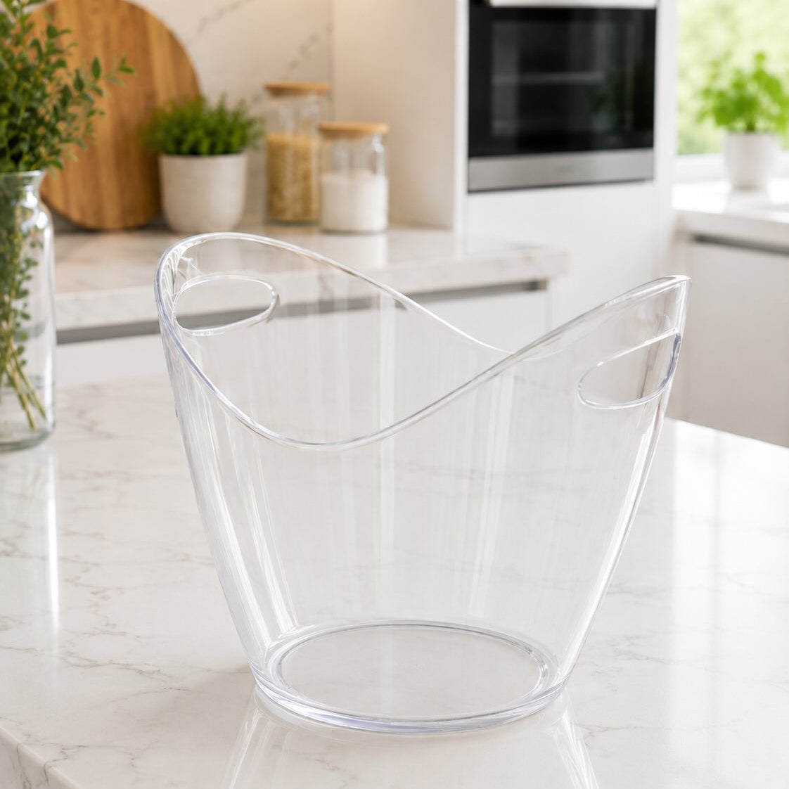 Limon Acrylic Serving Bowl 2-Liter (Transparent)