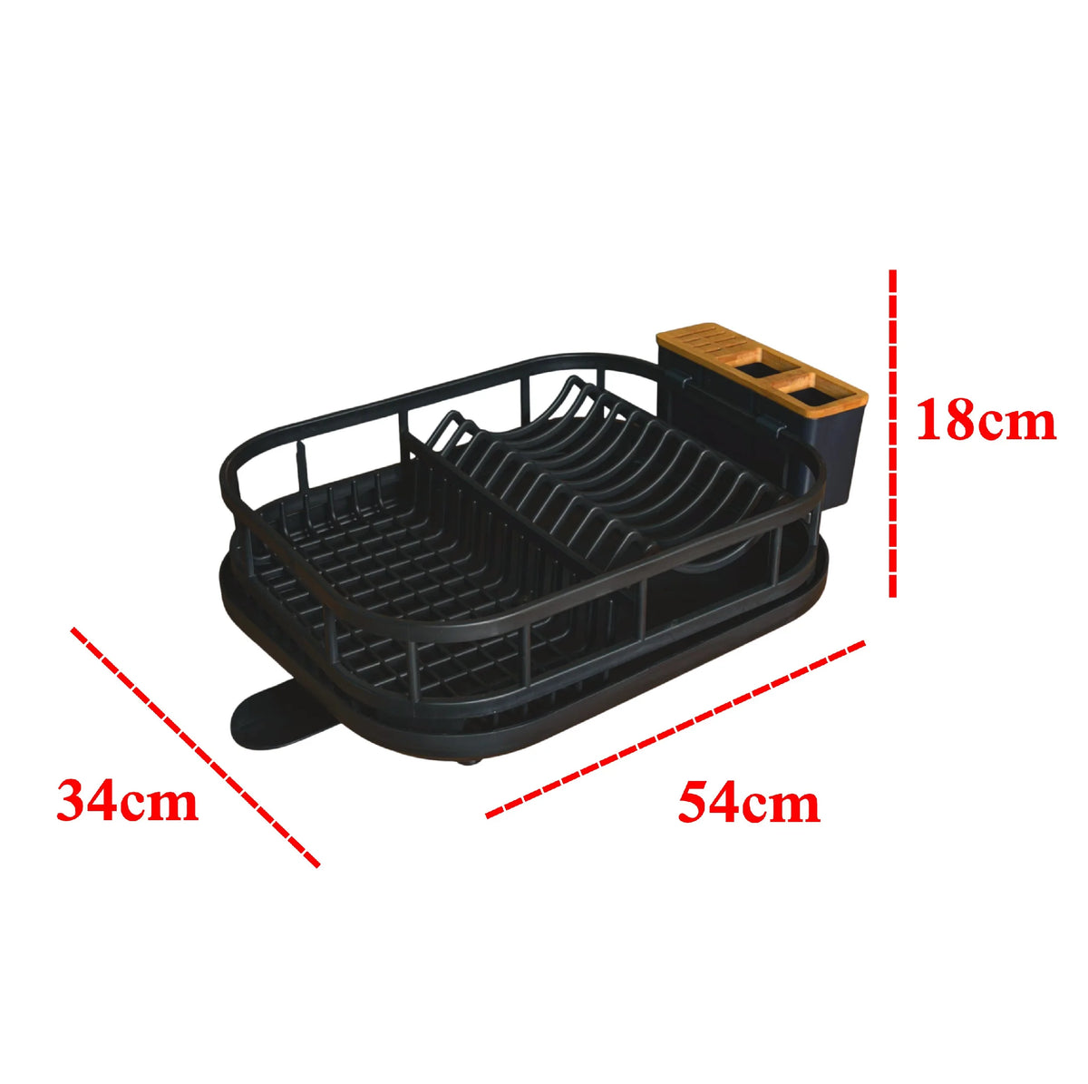 Limon Royal Metallic Dish Rack or Dish Stand Single-Tier (Made in Iran)
