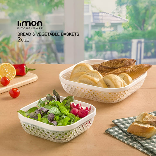 Limon Bread & Vegetable Basket (Knit Design)!