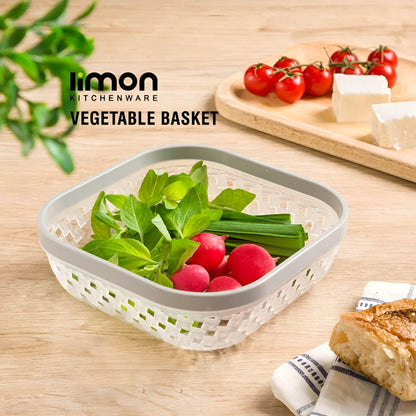 Limon Bread & Vegetable Basket (Knit Design)!