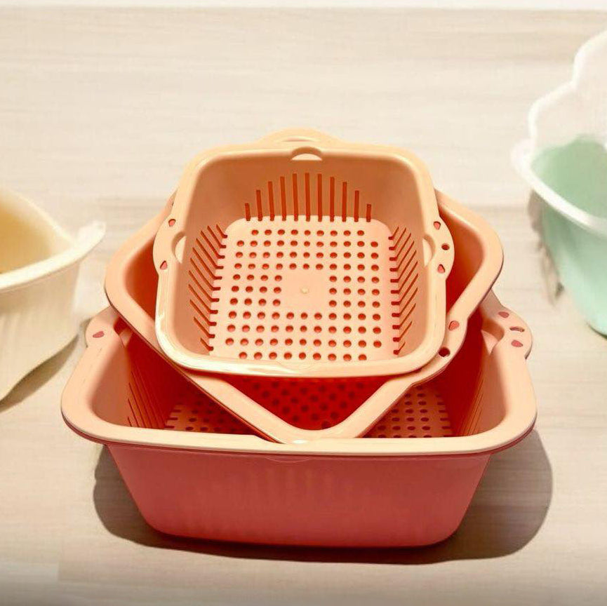 Berry Sieve Kitchen Set 6-Pcs (Colander & Strainer)!