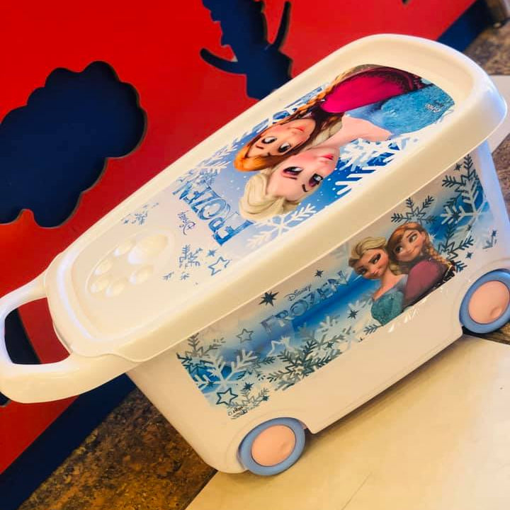 Ziba Toy Storage Box with Wheels-Made in Iran.