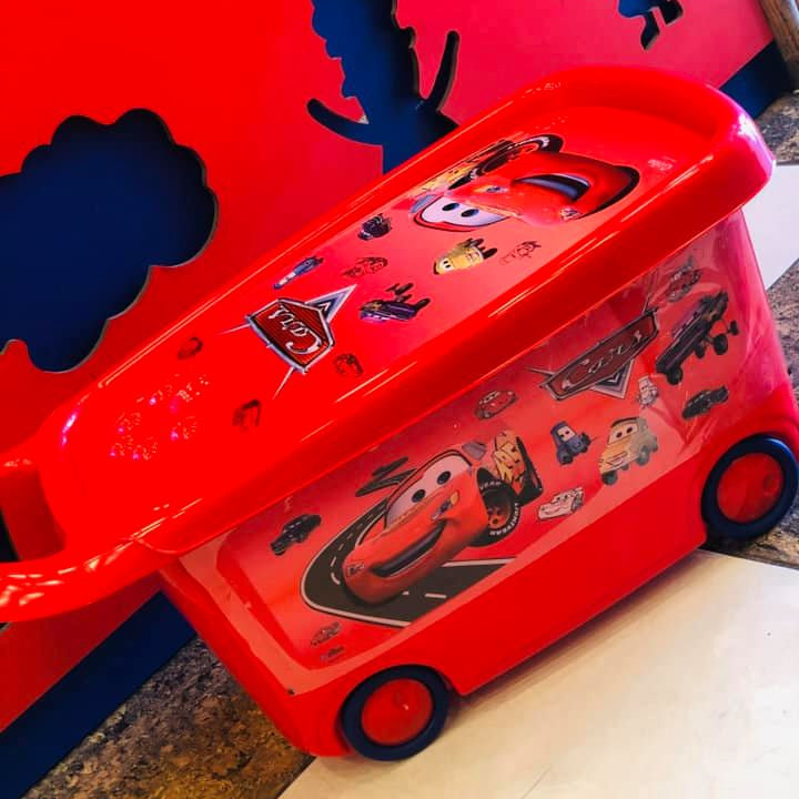 Ziba Toy Storage Box with Wheels-Made in Iran.