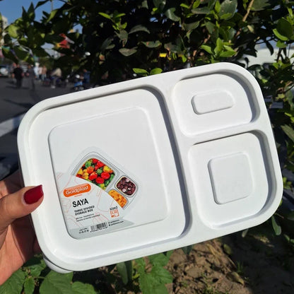 Student Lunch Box 3-Sections 1.15 Liter (Saya)!