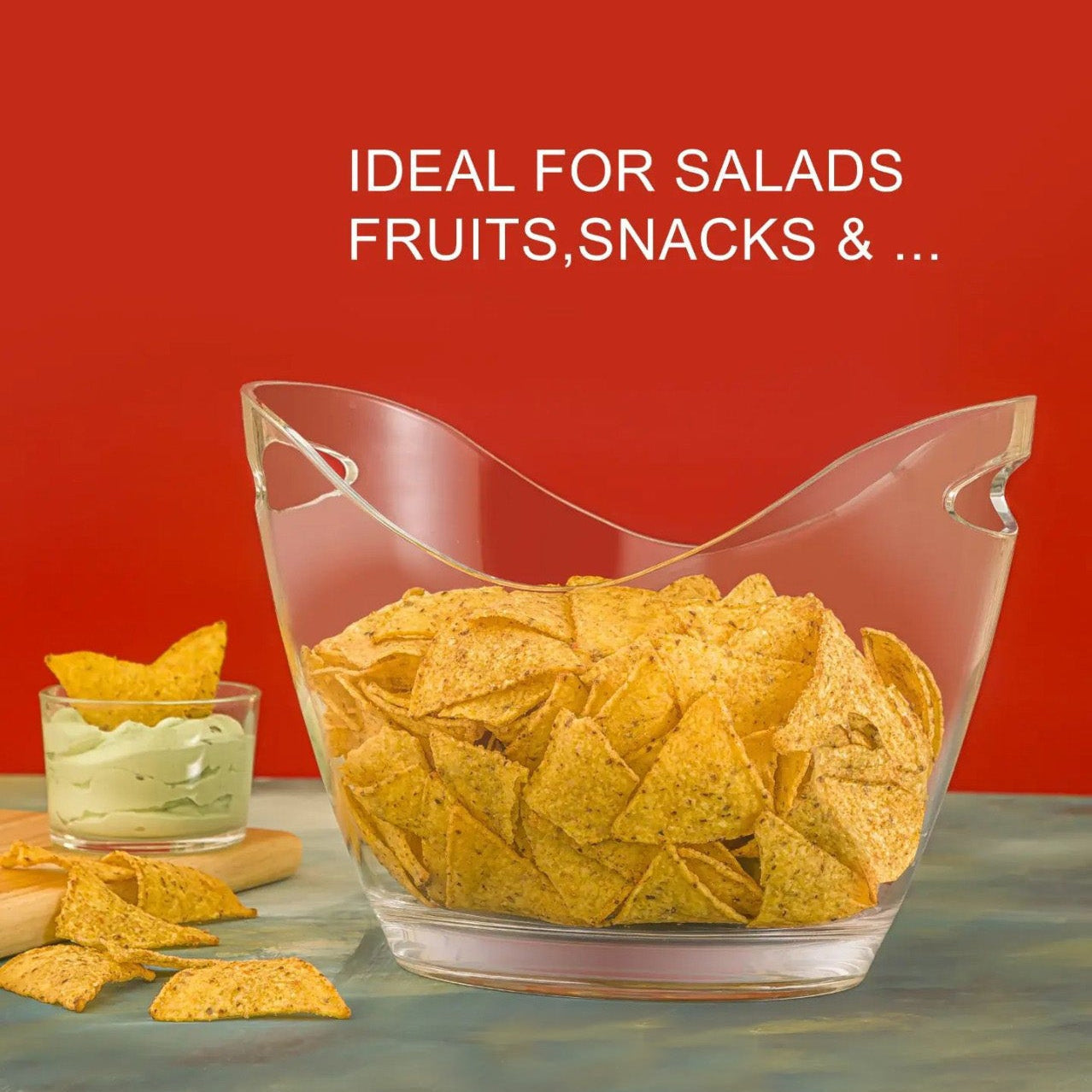 Limon Acrylic Serving Bowl 2-Liter