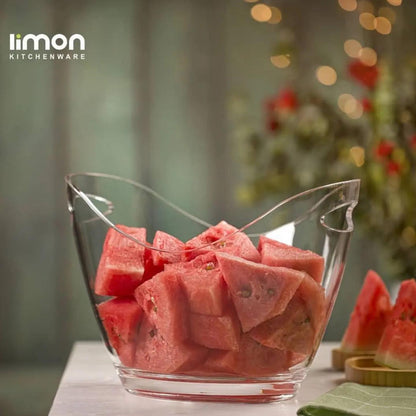 Limon Acrylic Serving Bowl 2-Liter (Transparent)
