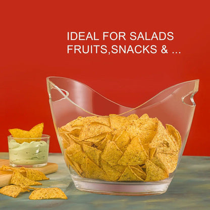 Limon Acrylic Serving Bowl 2-Liter (Transparent)