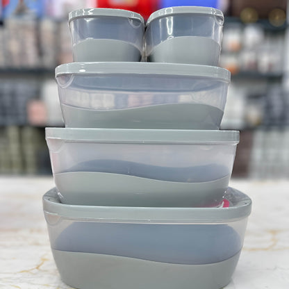 Ashkan Plastic Oval Bowl Set 5-Pcs!