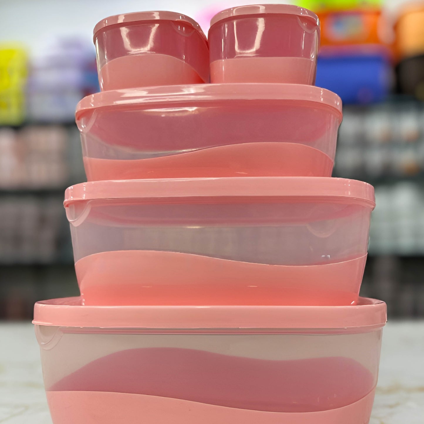 Ashkan Plastic Oval Bowl Set 5-Pcs!