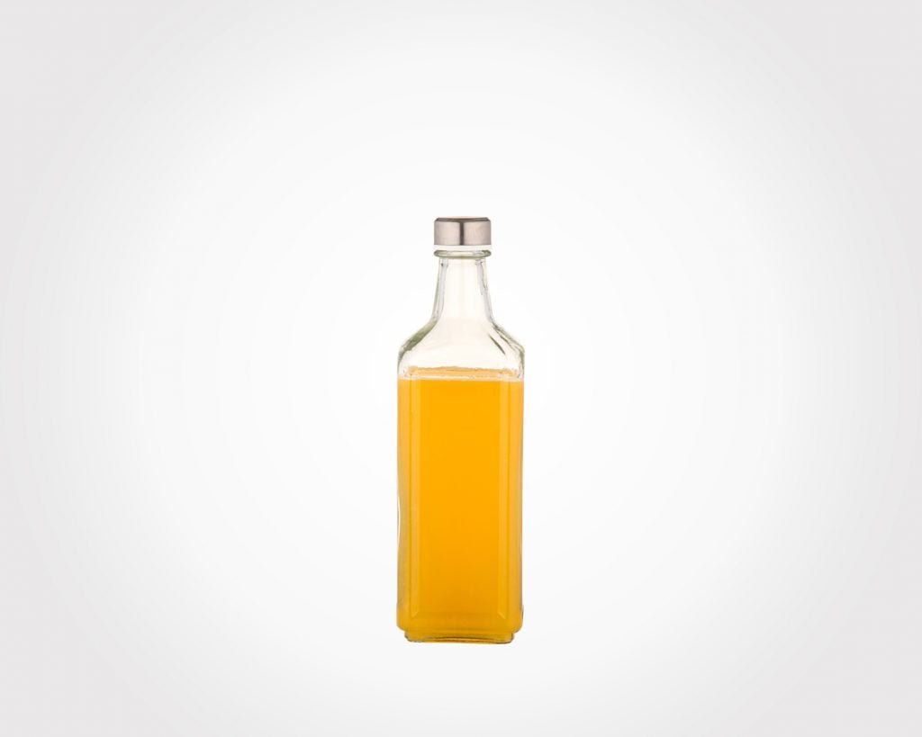 Limon Glass Bottle with Steel Cap 1.1 L (Ava Design)