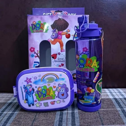 2 in 1-Lunch Box & Water Bottle Set 600-ml)!