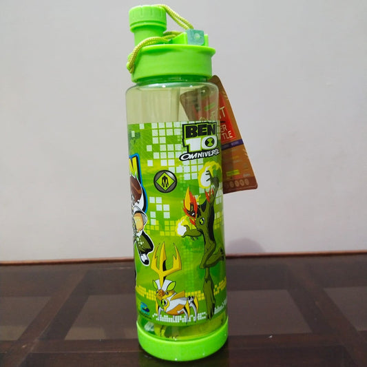 2 in 1 Kids School Water Bottle 600-ml (Sip & Straw)!