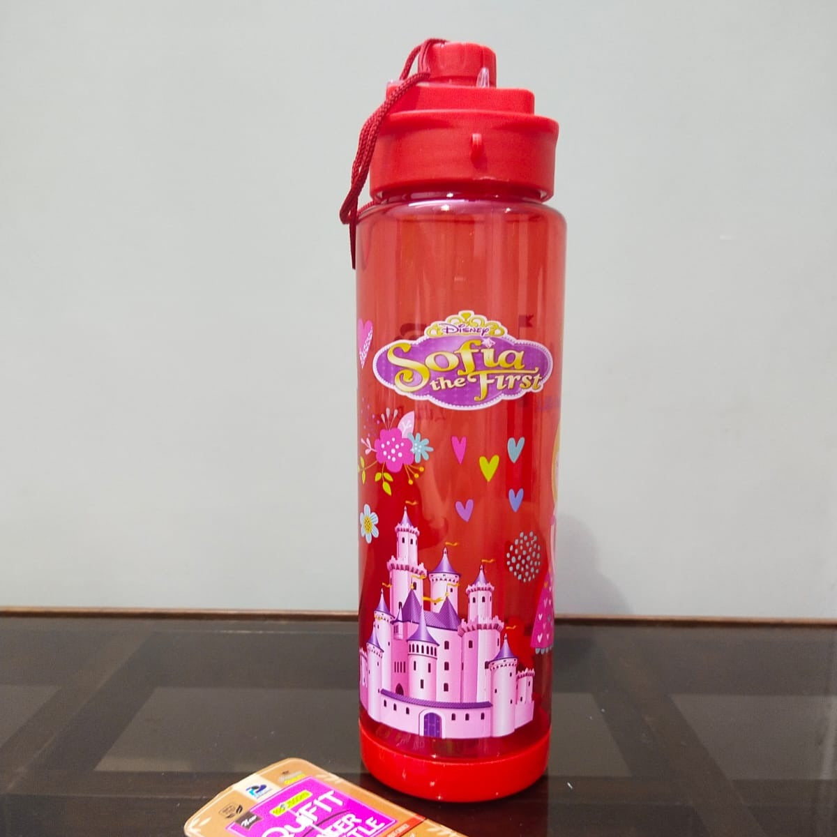 2 in 1 Kids School Water Bottle 600-ml (Sip & Straw)!