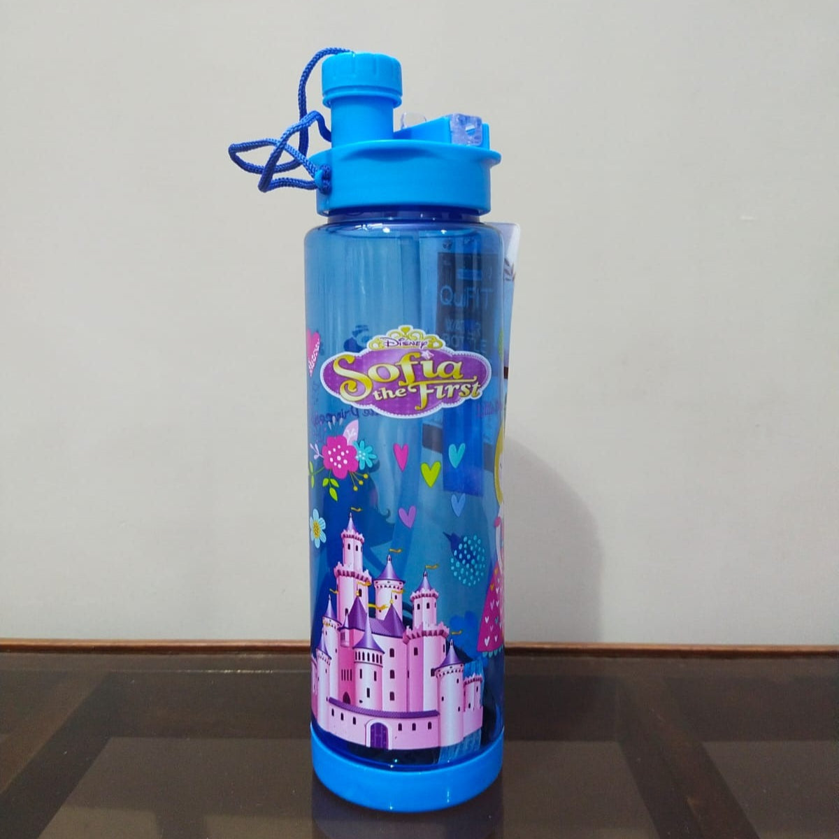 2 in 1 Kids School Water Bottle 600-ml (Sip & Straw)!
