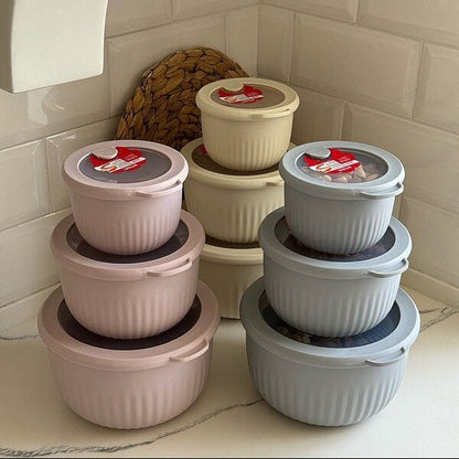 Limon Bowl Set with Vented Lid 3-Pcs (Plastic)!