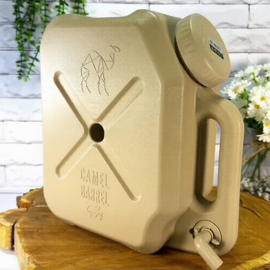 Ziba Oil Can & Jerry Can (Camel Barrel-Iran)