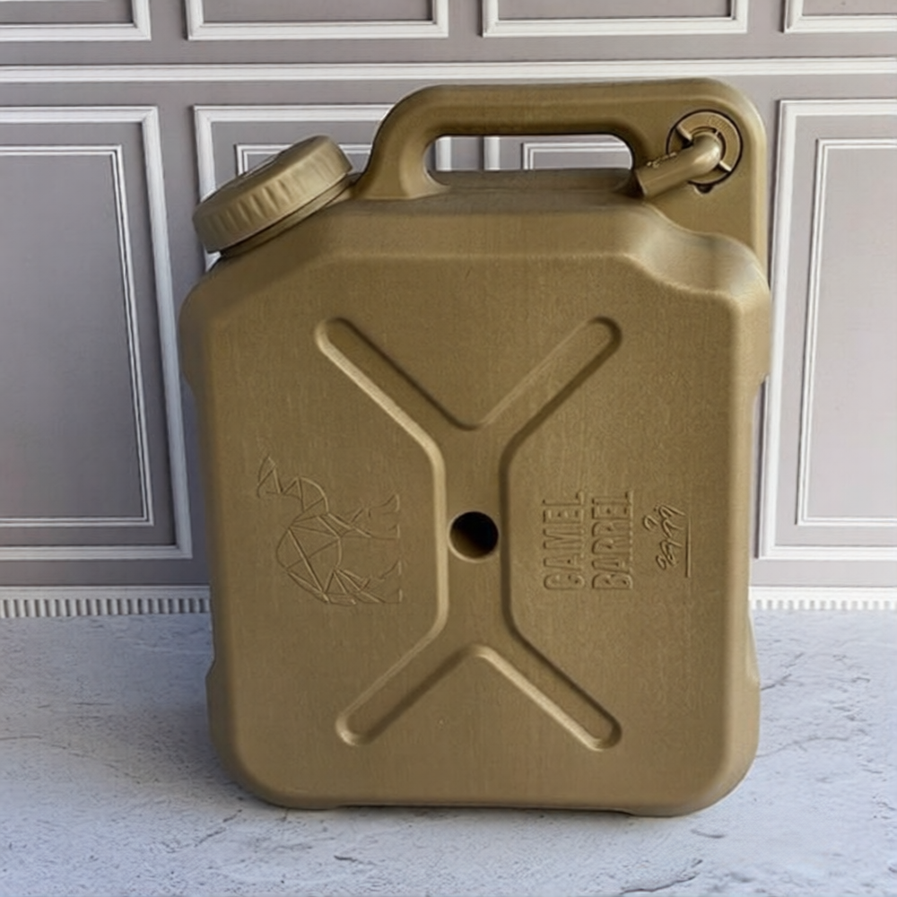 Ziba Oil Can & Jerry Can (Camel Barrel-Iran)