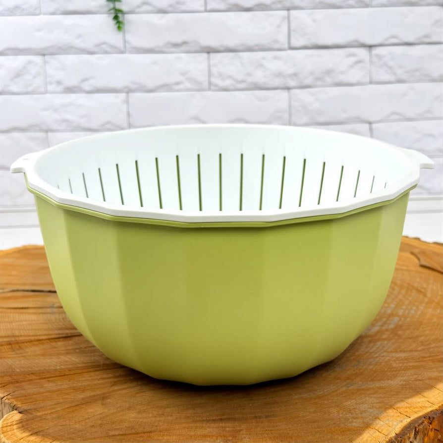 Ziba 2-in-1 Colander & Bowl Set (3-Piece)