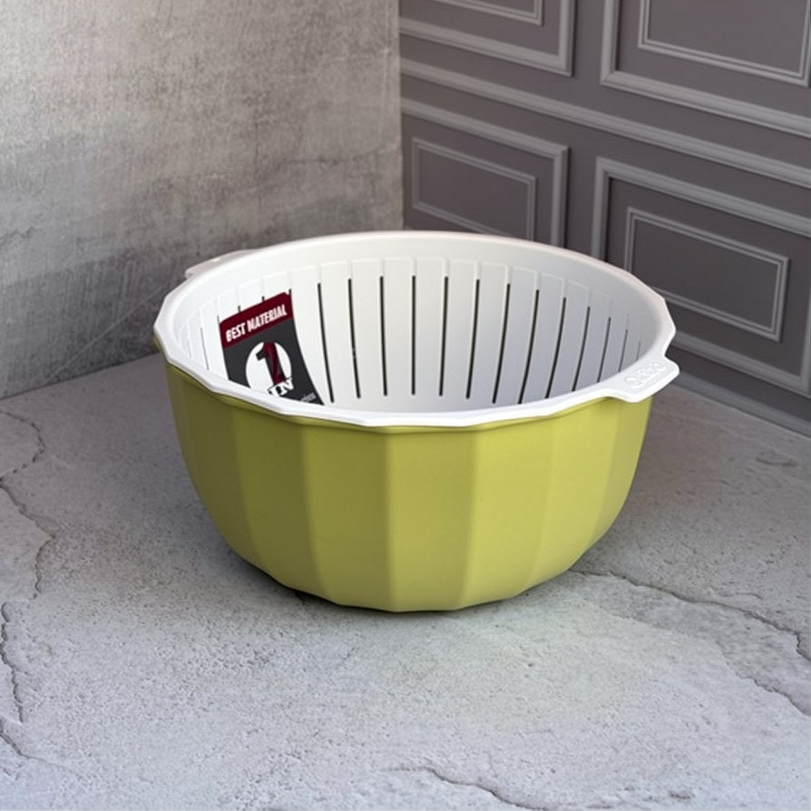 Ziba 2-in-1 Colander & Bowl Set (3-Piece)
