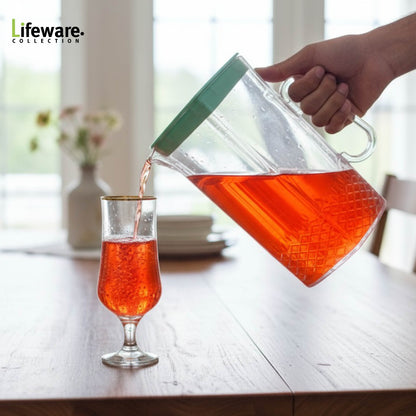 Acrylic Square Water Jug or Pitcher 2-Liter!