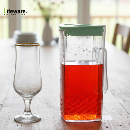 Acrylic Square Water Jug or Pitcher 2-Liter!