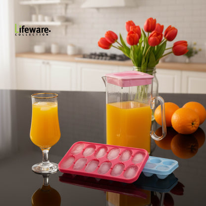 Acrylic Square Water Jug or Pitcher 2-Liter!