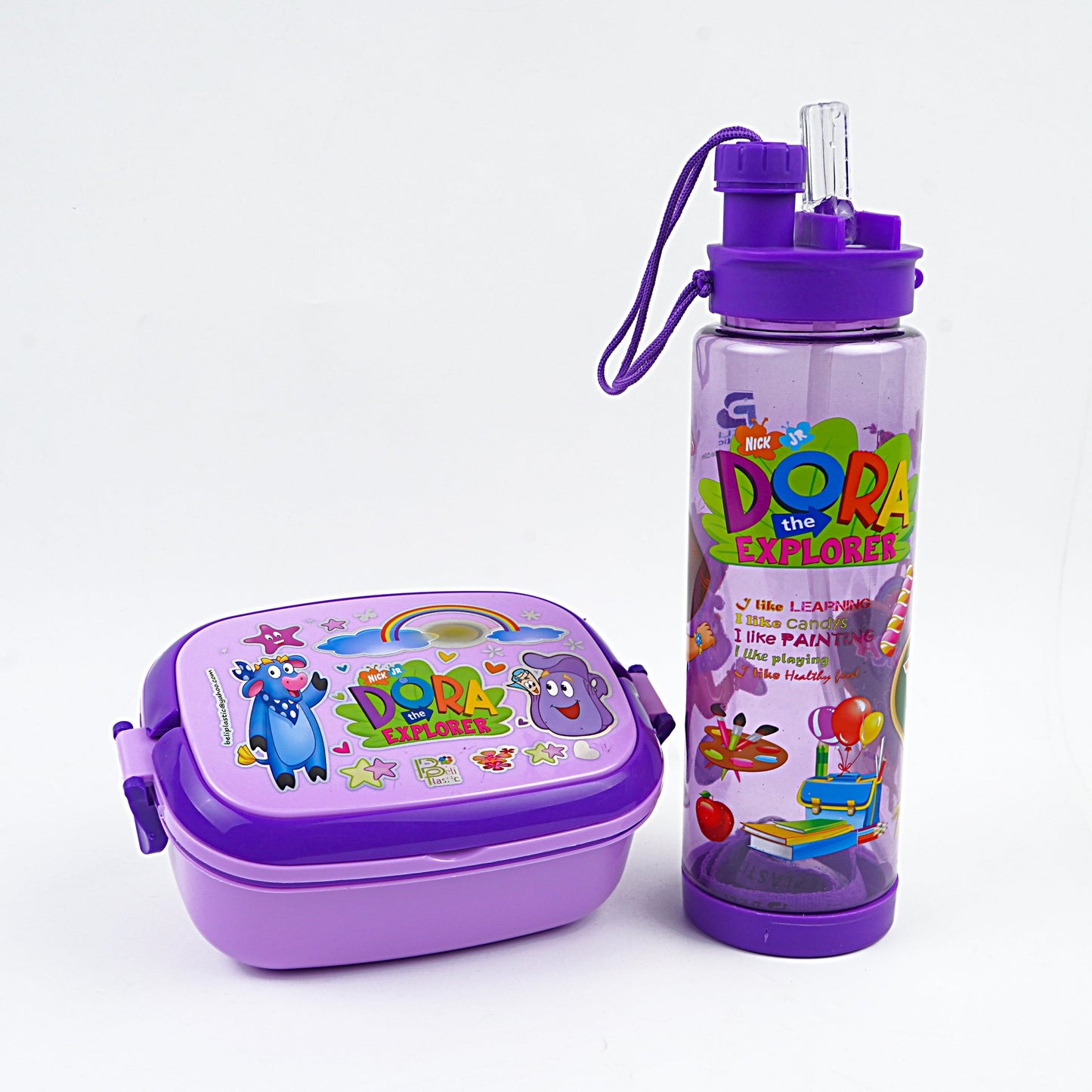 2 in 1-Lunch Box & Water Bottle Set 600-ml)!