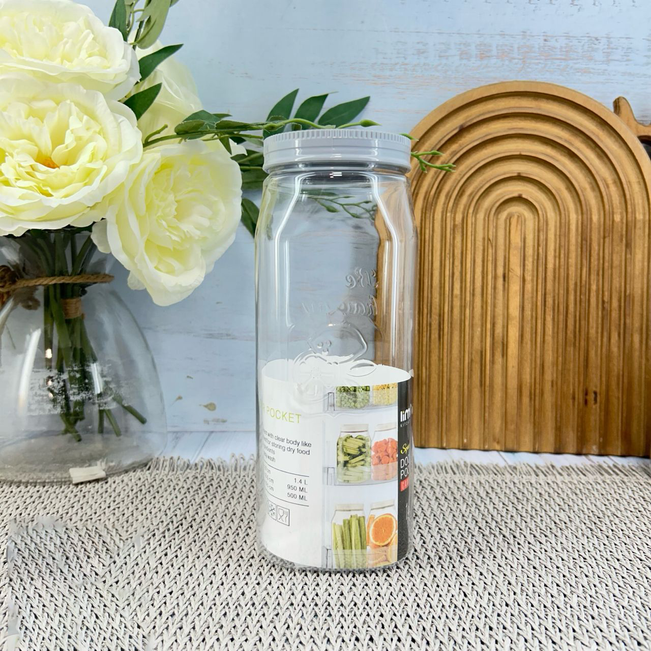 Limon Door Pocket Canister Jars (Square)!