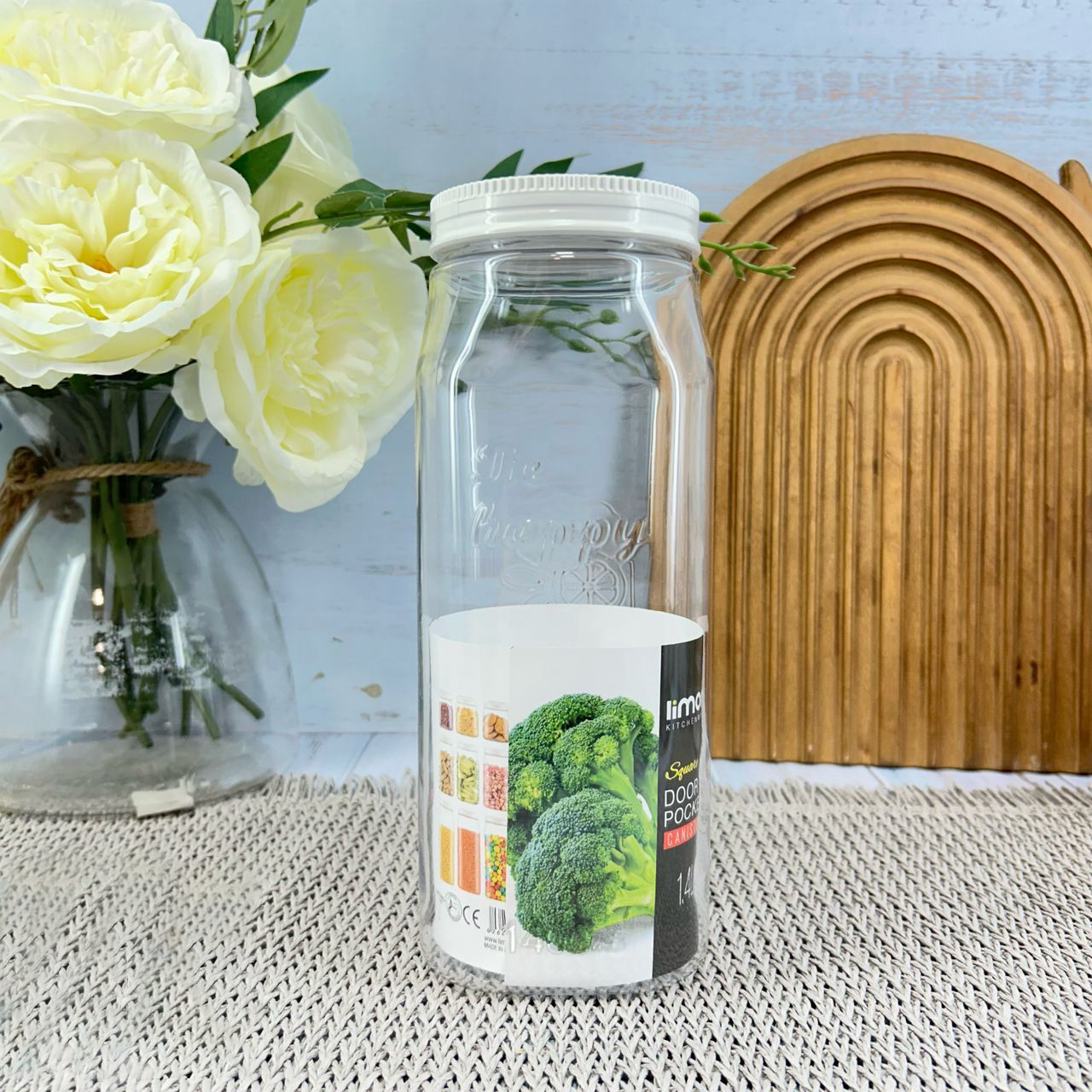 Limon Door Pocket Canister Jars (Square)!
