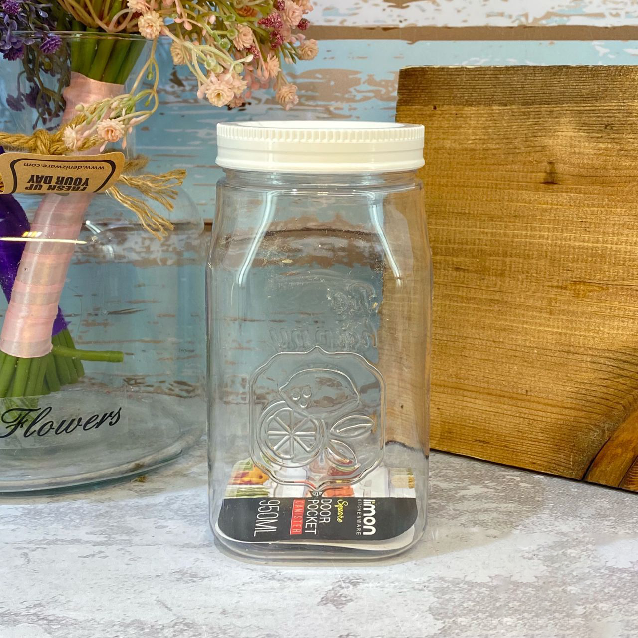 Limon Door Pocket Canister Jars (Square)!