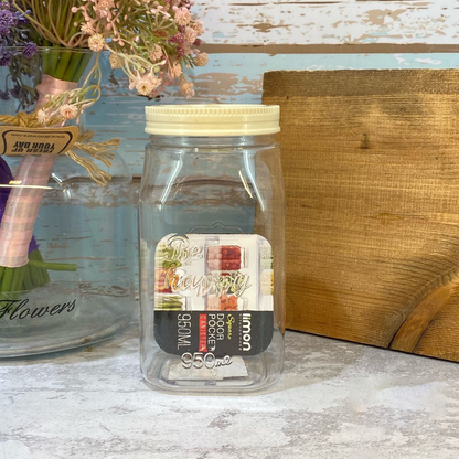 Limon Door Pocket Canister Jars (Square)!