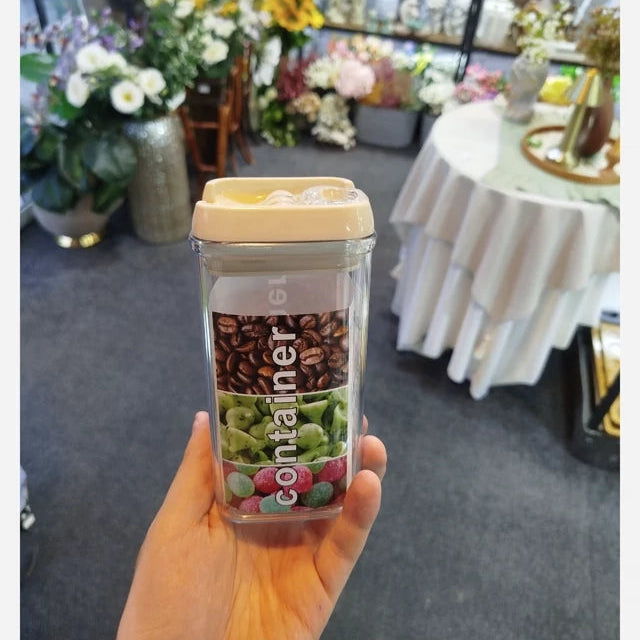 Limon Acrylic Thumb Canisters and Storage Jars (Square)