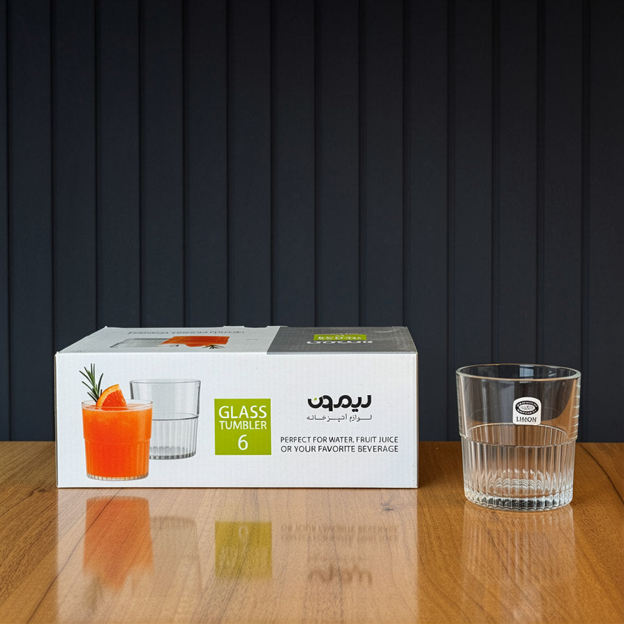 Limon Water Glass Set 6Pcs (6-Glasses)!