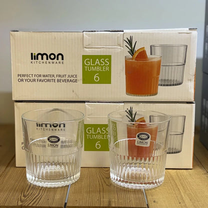 Limon Water Glass Set 6Pcs (6-Glasses)!