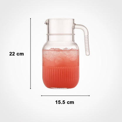 Limon Glass Pitcher & Jug 1.5L (With Steel Cap)!