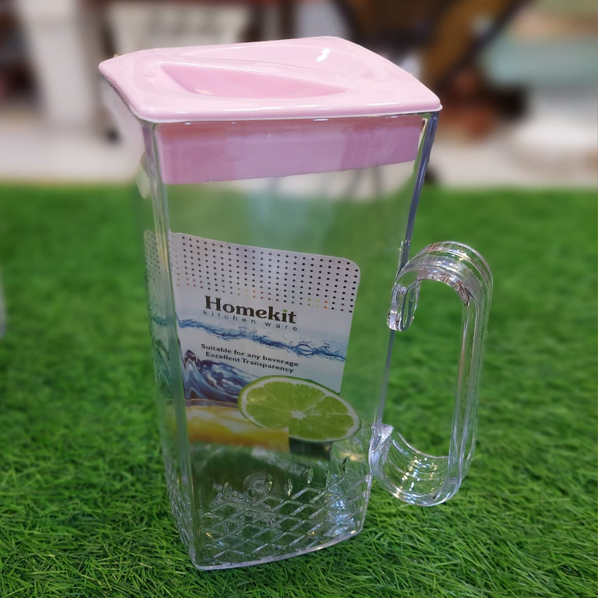 Acrylic Square Water Jug or Pitcher 2-Liter!