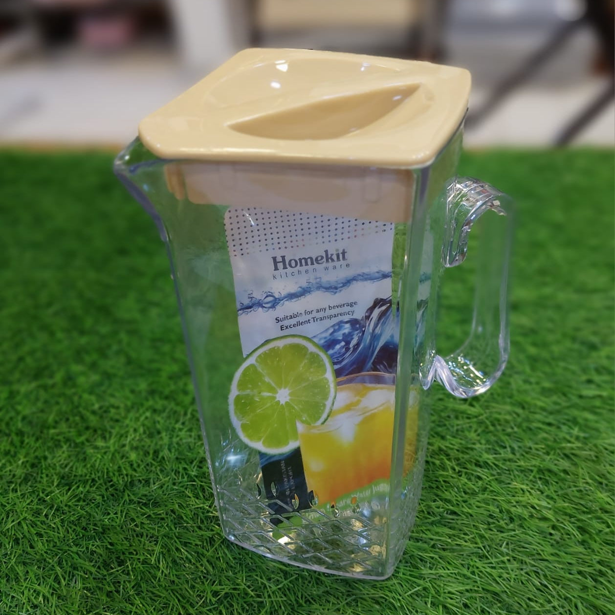 Acrylic Square Water Jug or Pitcher 2-Liter!