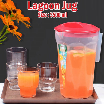 Maxware Lagoon Water Jug Plastic 3.5 L