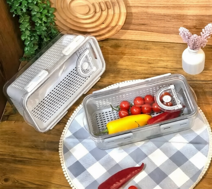 Limon Fridge Container with Dated Lids!