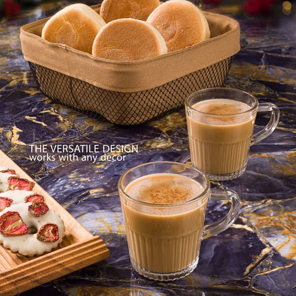 Limon Glass Tea Cup Set 6 Pcs – 280 cc!