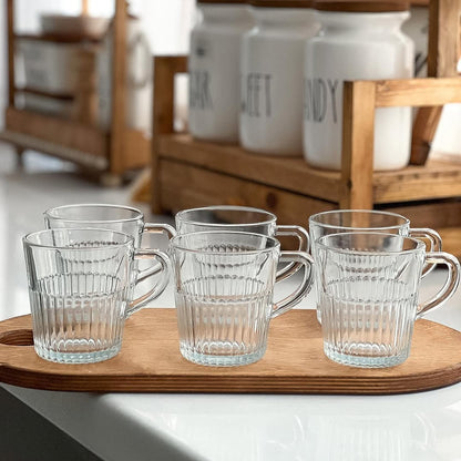 Limon Glass Tea Cup Set 6 Pcs – 280 cc!