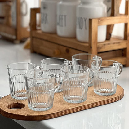 Limon Glass Tea Cup Set 6 Pcs – 280 cc!