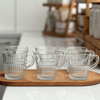 Limon Glass Tea Cup Set 6 Pcs – 280 cc!