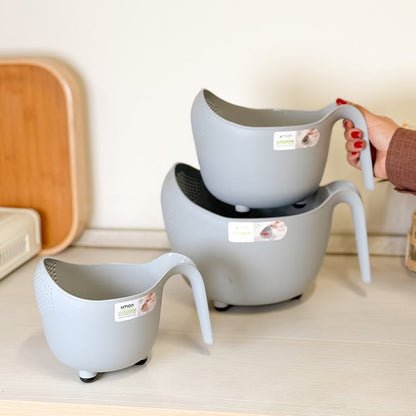 Limon Washing Bowl Set with Handle & Strainer!