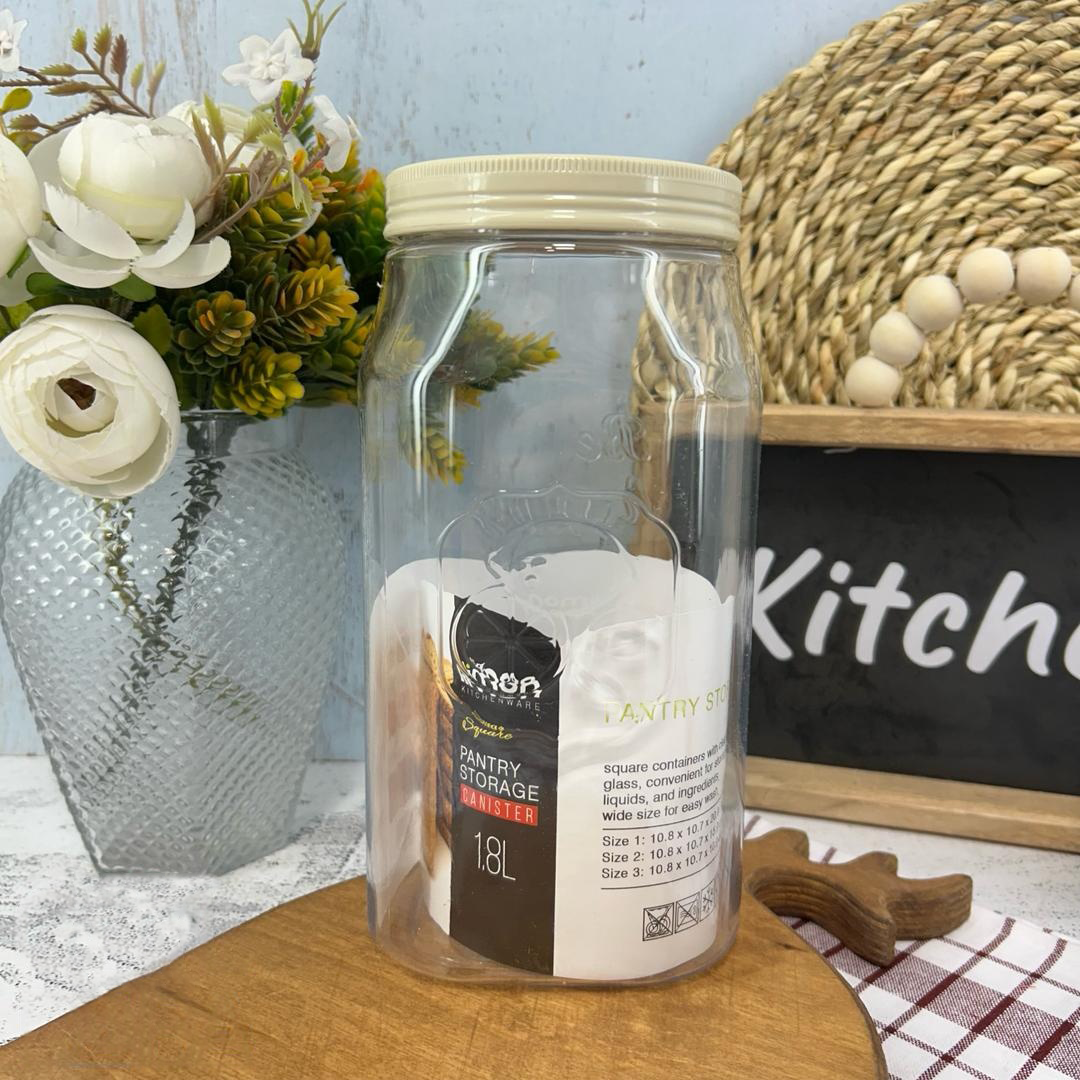 Limon Pantry Storage Canister Jars (Square)!