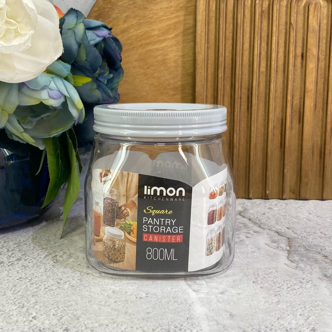 Limon Pantry Storage Canister Jars (Square)!